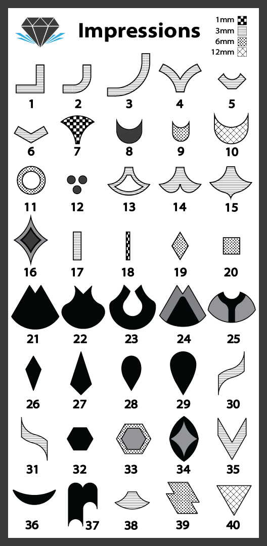 Clay Impression Stamp 25