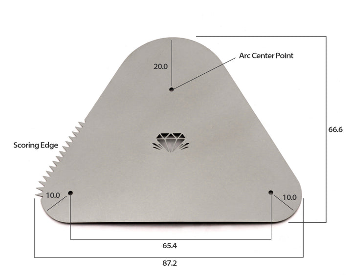 Small Metal Rib for Pottery