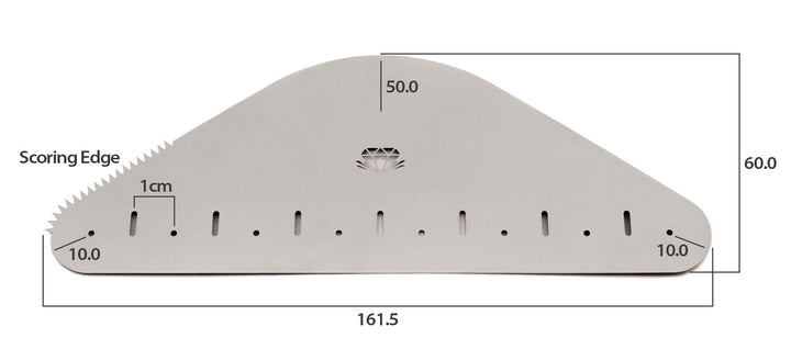 Large Metal Rib for Pottery