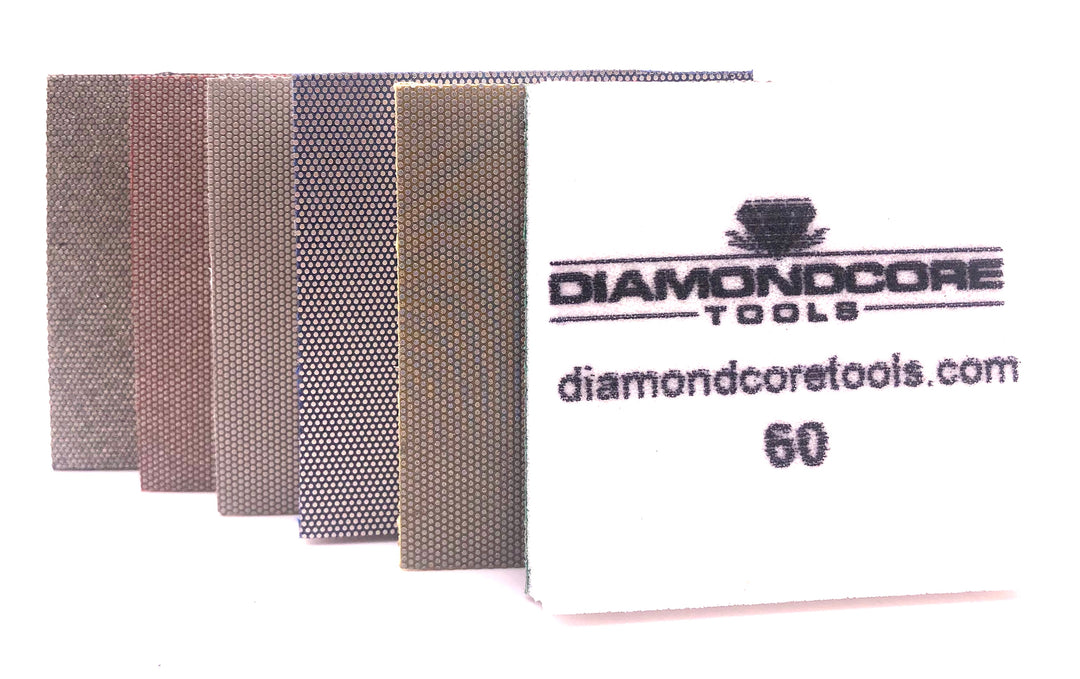 Flexible Diamond Pads with Square Corners