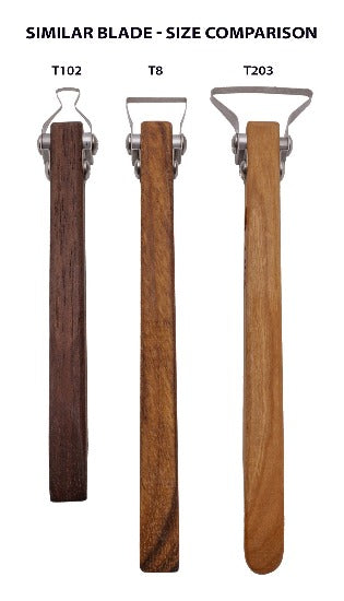 T203 Wedge Extra-Large Trimming Tool Size Comparison