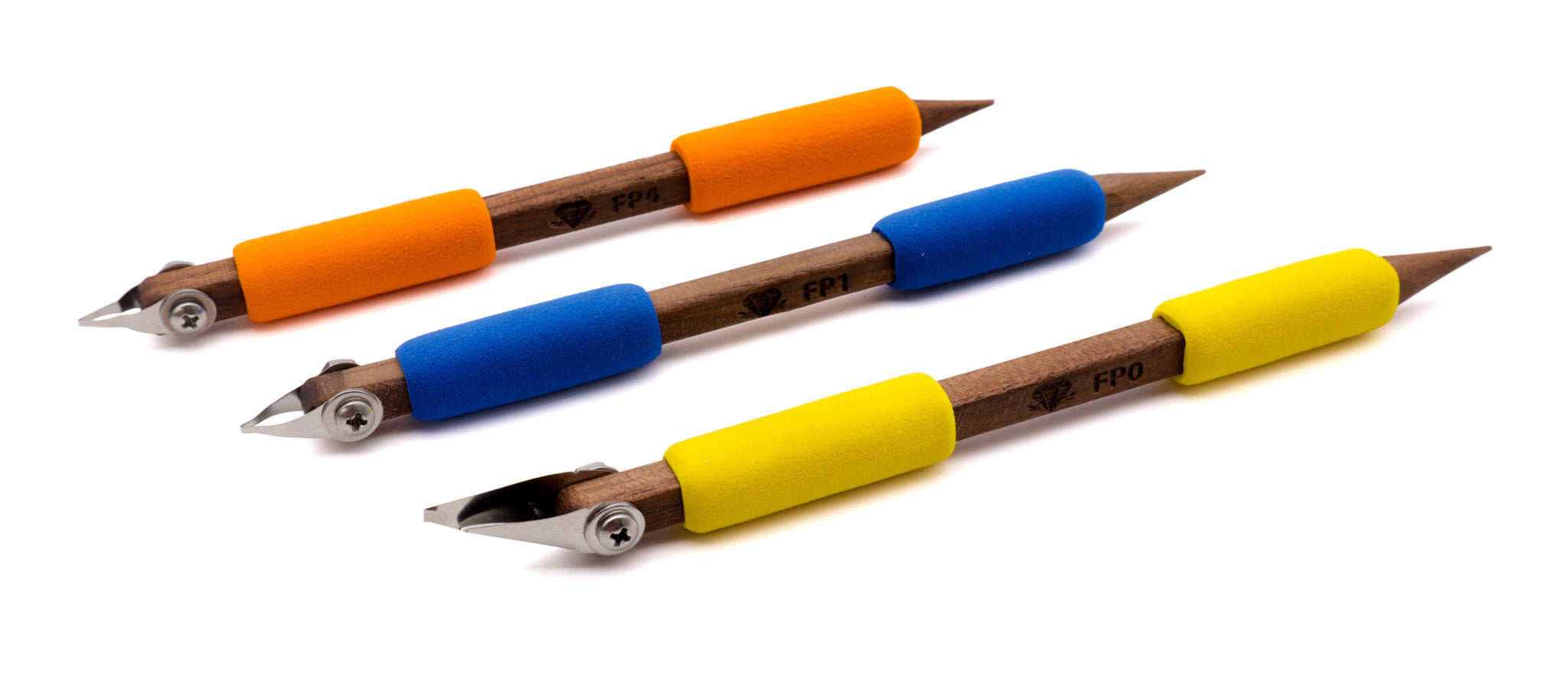 3-Piece Fine Point Clay Carving Set 5 - DiamondCore Tools