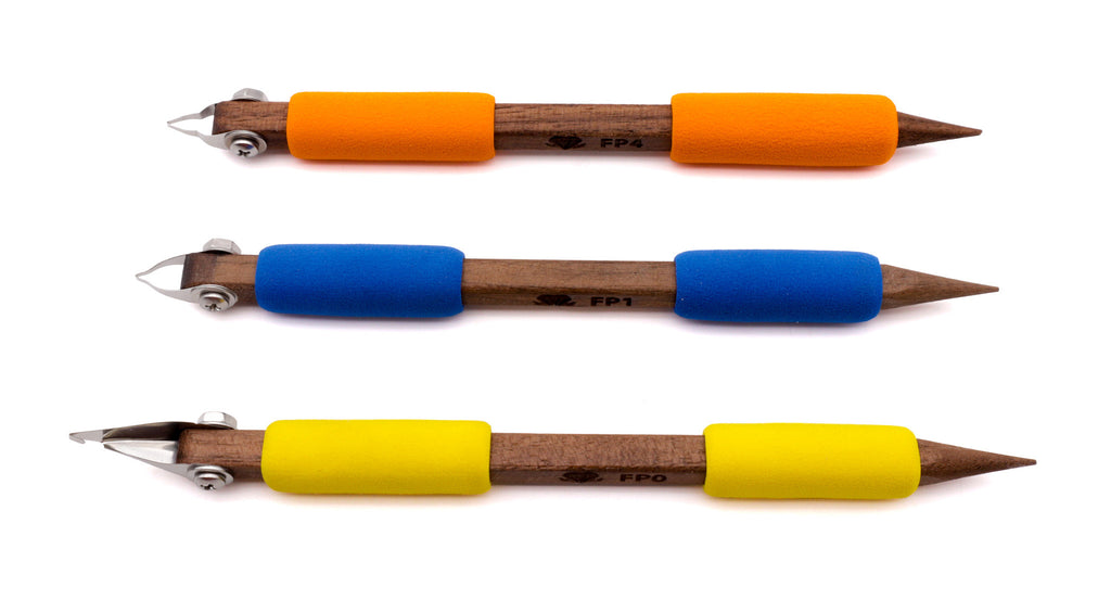 3-Piece Fine Point Clay Carving Set 5 - DiamondCore Tools