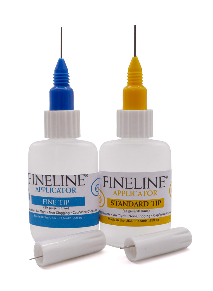 Fineline Applicator 20 Gauge and 18 Gauge Tips with 1.25 Ounce Bottle (2 pack)