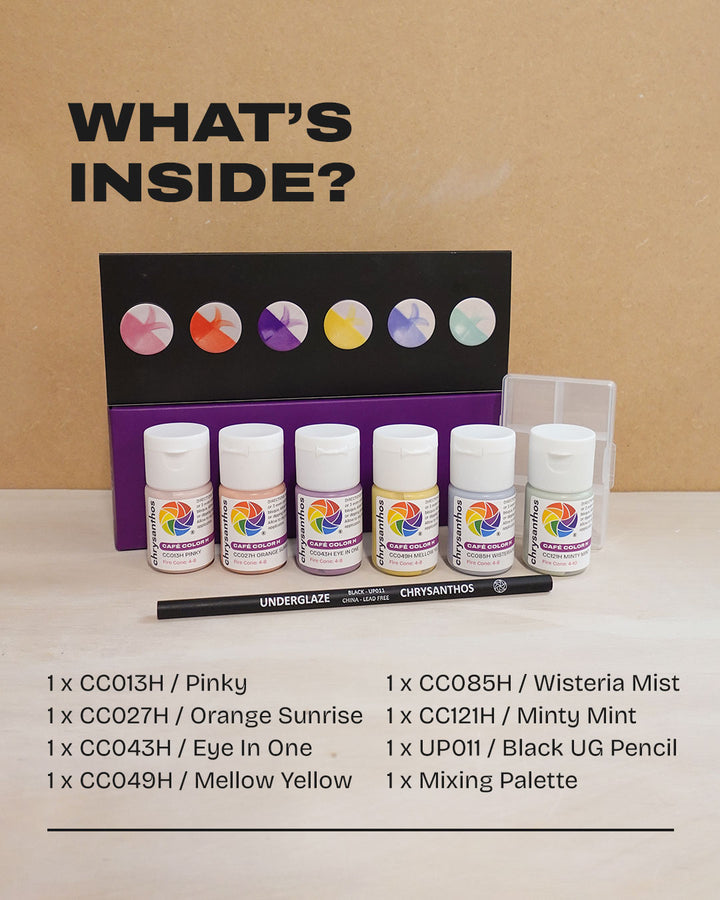 Chrysanthos Glaze Cafe Color H Sample Pack