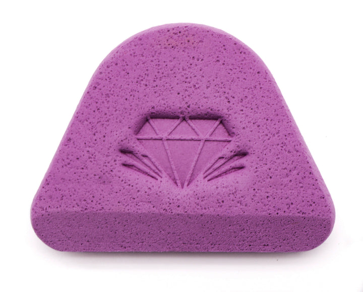 Purple medium finish sponge