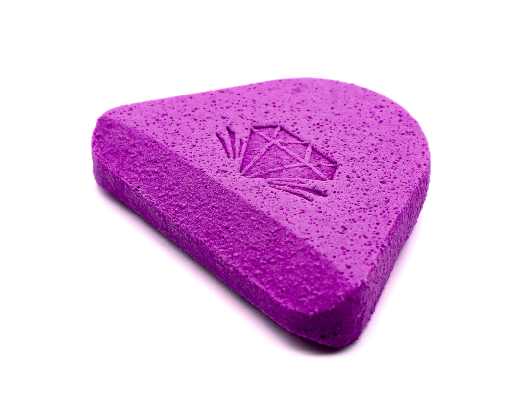 Purple medium finish sponge