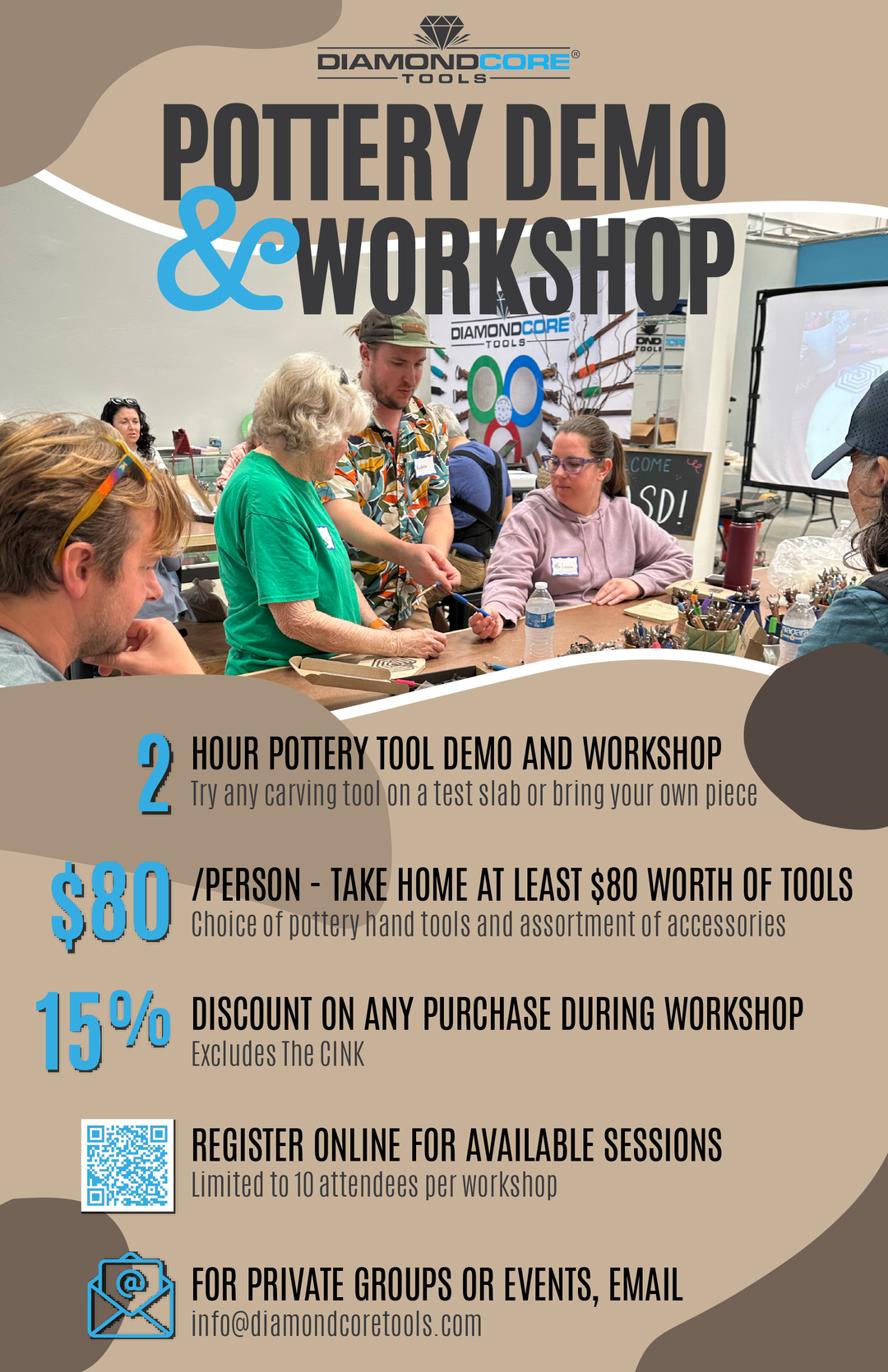 DiamondCore Carving Workshop — April 25, 2025