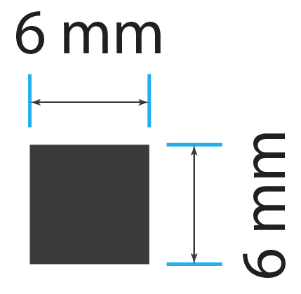 Clay Impression Stamp 20 Measurements