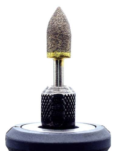 170 Grit Pottery Rotary Tool - Bullet Shaped