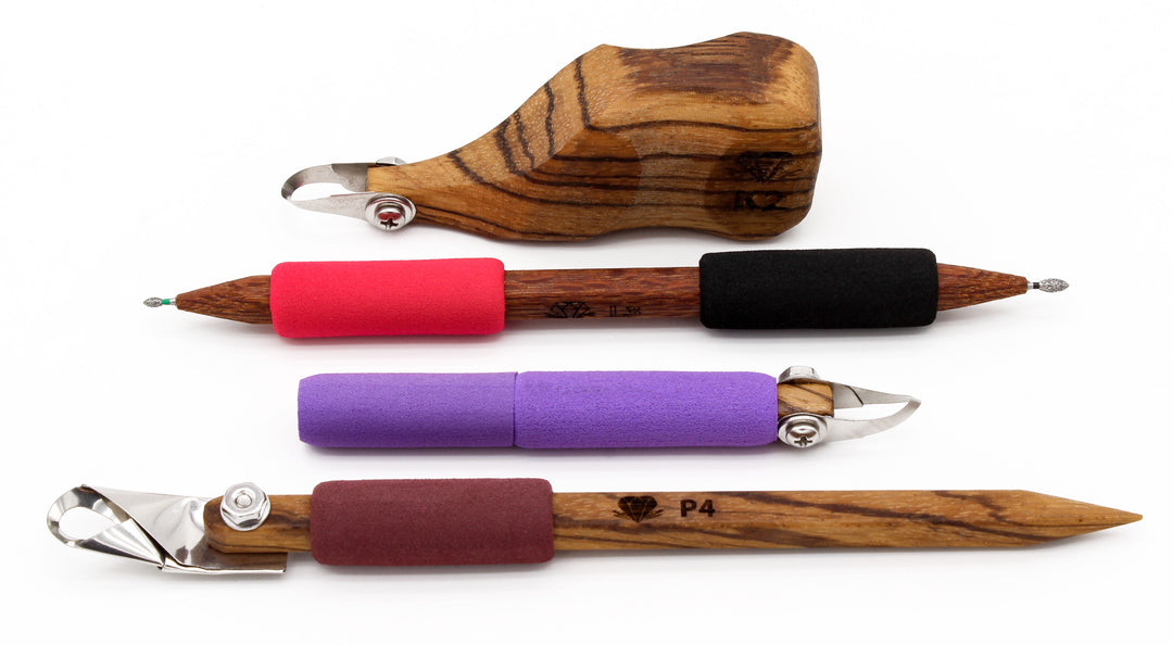 4-Piece Exotic Carving Tool Set