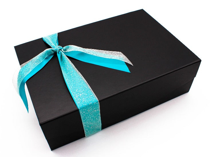 Black Box with Blue Bow