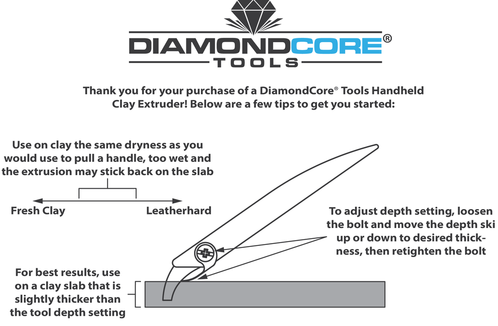 Handheld Clay Extruder Instruction Guide