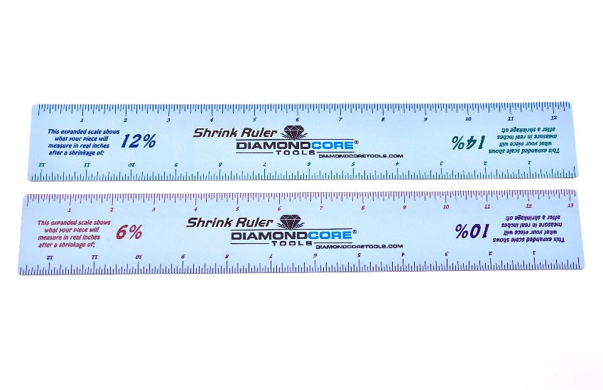 Shrink Ruler (Double-Sided) - DiamondCore Tools