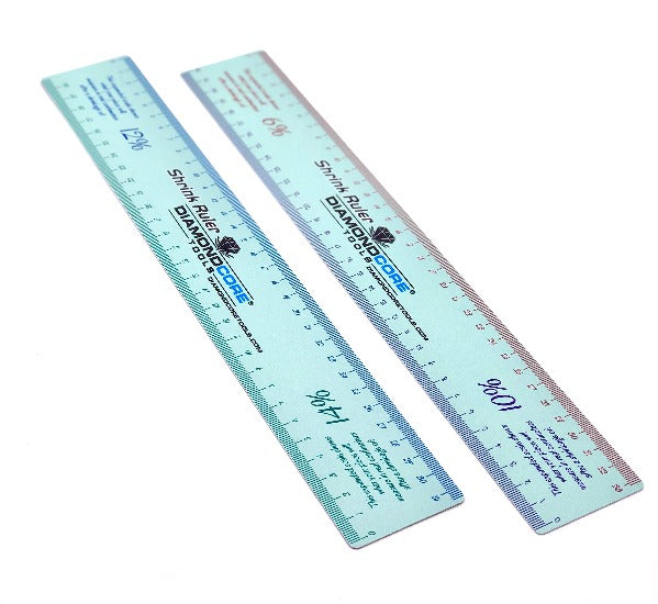 Metric Shrink Ruler - DiamondCore Tools