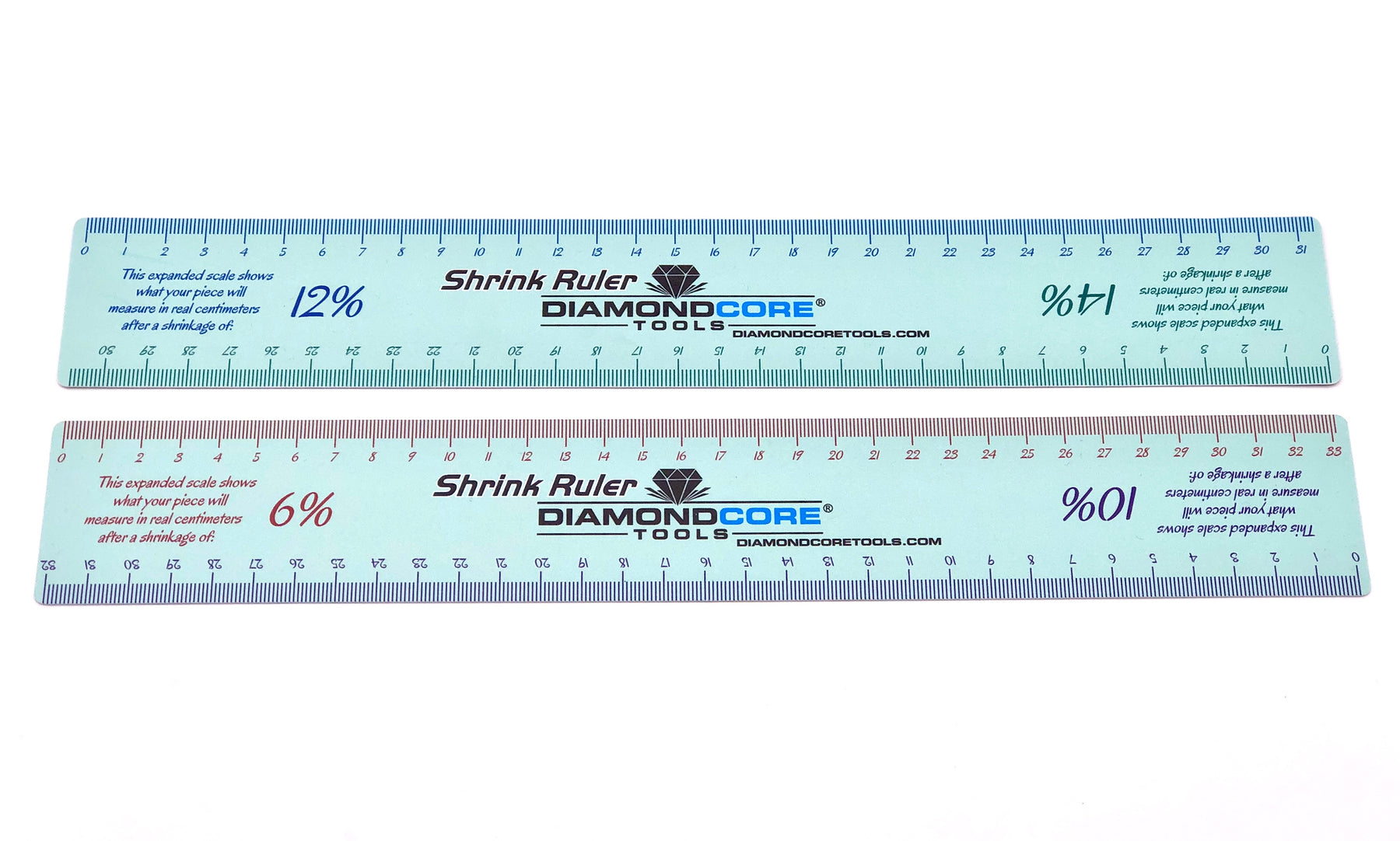 Merck Ruler Metric Shrink Ruler - DiamondCore Tools