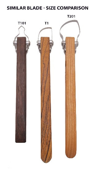 T201 Half Dome Extra-Large Trimming Tool Size Comparison